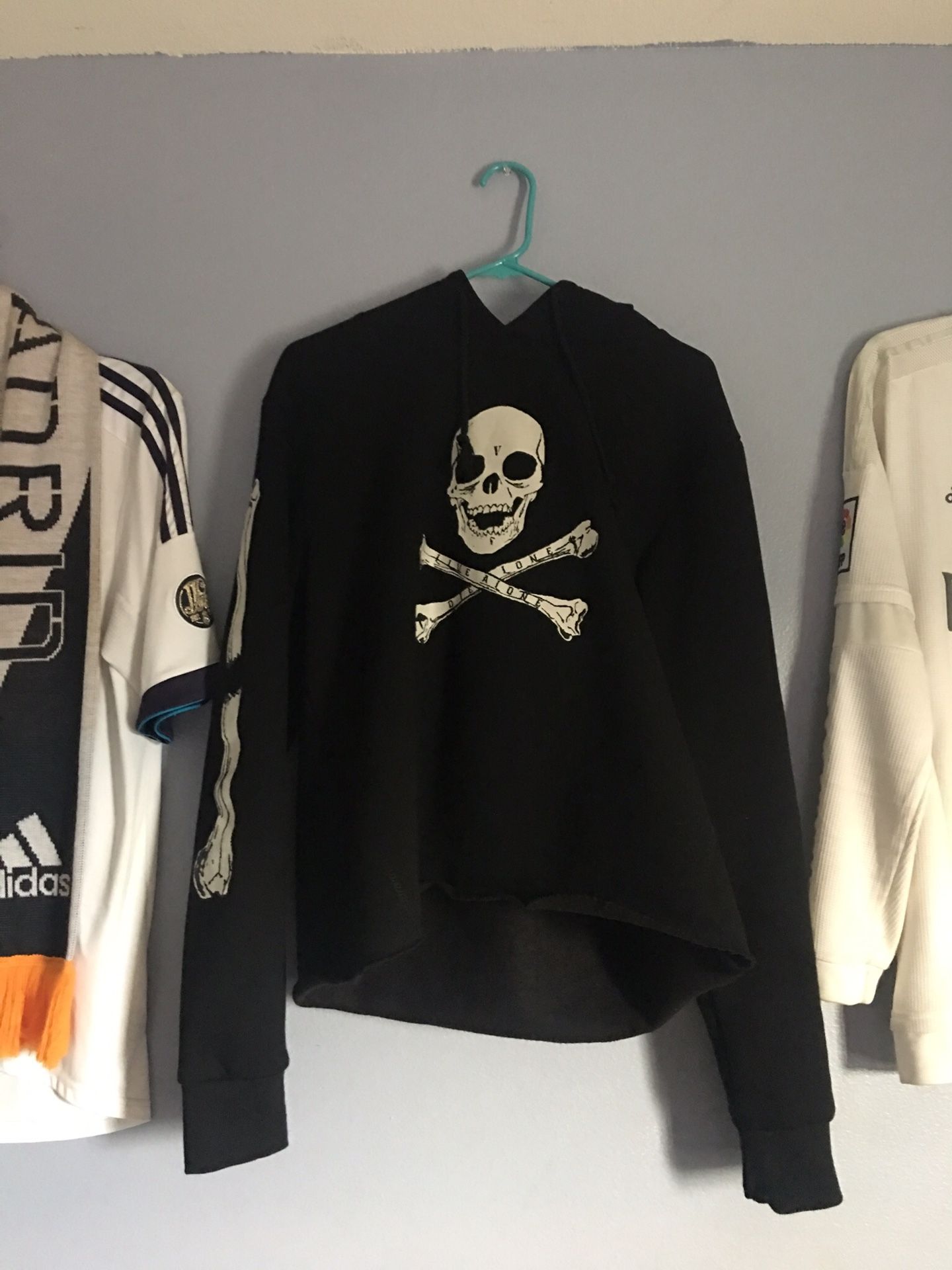 VLONE skull and bones hoodie