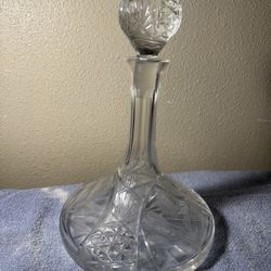Crystal Glass Decanter 
