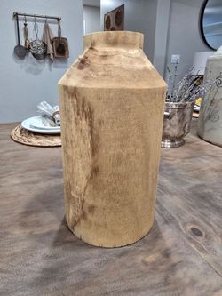 Wood Vase