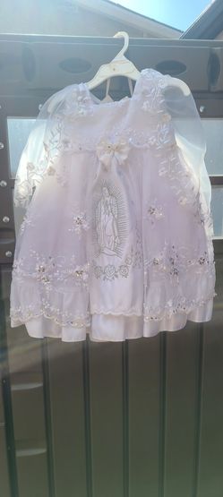 White Baptism Dress