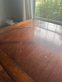 Gorgeous solid wood dining table
