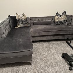 Gray Sectional Sofa