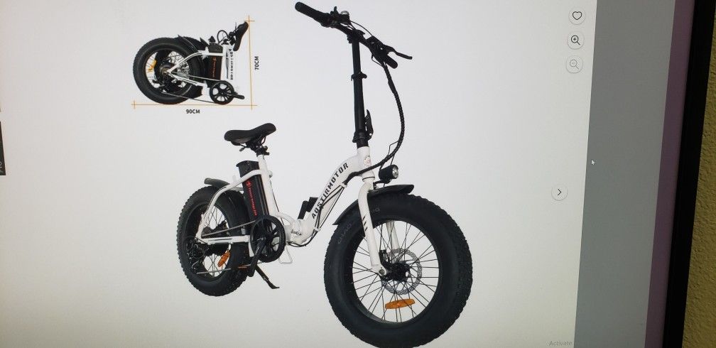Folding Step-thru Electric Bike Price Reduced! Summer's comin'!