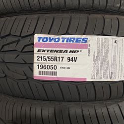 215/55/17 Toyo Extensa HP2