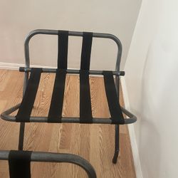 Folding Metal Luggage Rack **Great For Airbnb 