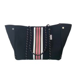 Neoprene Tote- ah adorned - Breast Cancer Edition 