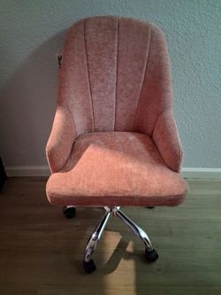 Pink vanity chair