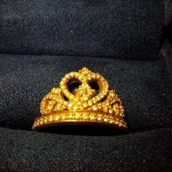 Enchanted Disney 10k Rose Gold Tiara Ring⁸