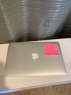 i7 Macbook Air Mid 2013 with 500 GB SSD, 8GB Ram, and Big Sur OS
