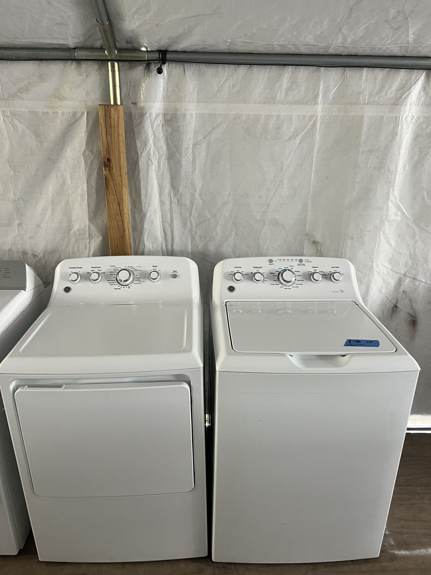 Ge Washer&dryer Large Capacity Set    60 day warranty/ Located at:📍5415 Carmack Rd Tampa Fl 33610📍