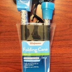 Folding  Cane (New)  - Curb Pick Up @Ray And Higley 
