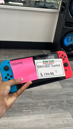 Nintendo Switch with Neon Joy-Cons