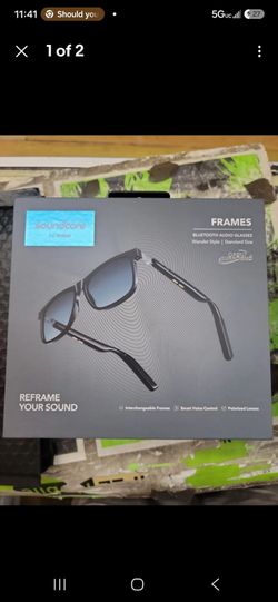NEW Soundcore by Anker tour frames blue