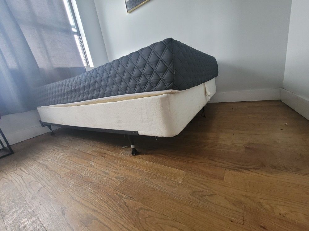 Nice QUEEN Mattress, Box Spring & Bed Frame Base