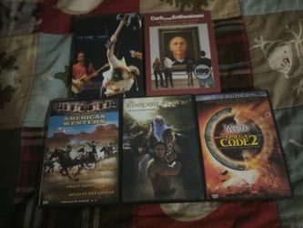 DVD movies the first two are new haven't been opened