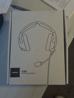 NEW SEALED Bose A30 Aviation Headset U-174