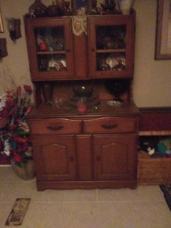 All real wood China cabinet