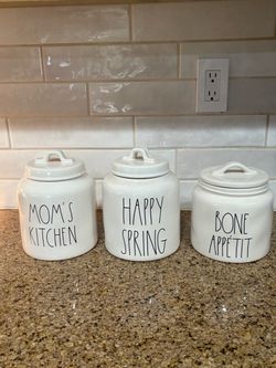 Rae Dunn Ceramic Canisters