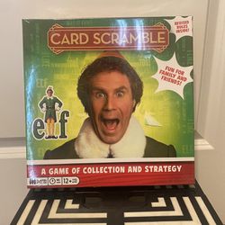 Elf Card Scramble Board Game NEW & SEALED Christmas Movie Game Buddy the Elf NTW