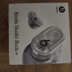 Beats Studio Buds +.  Brand New Never Used.  In Ghost.