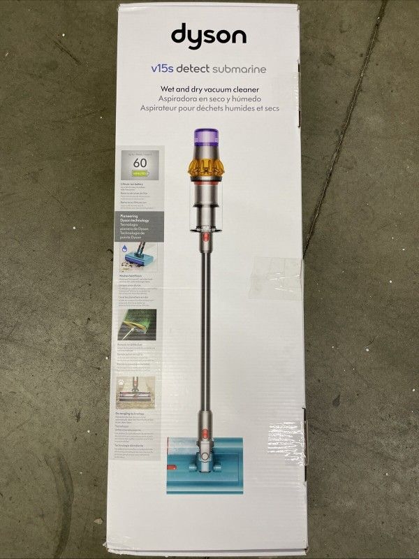 Dyson V15s Detect Submarine Wet And Dry Vacuum open box