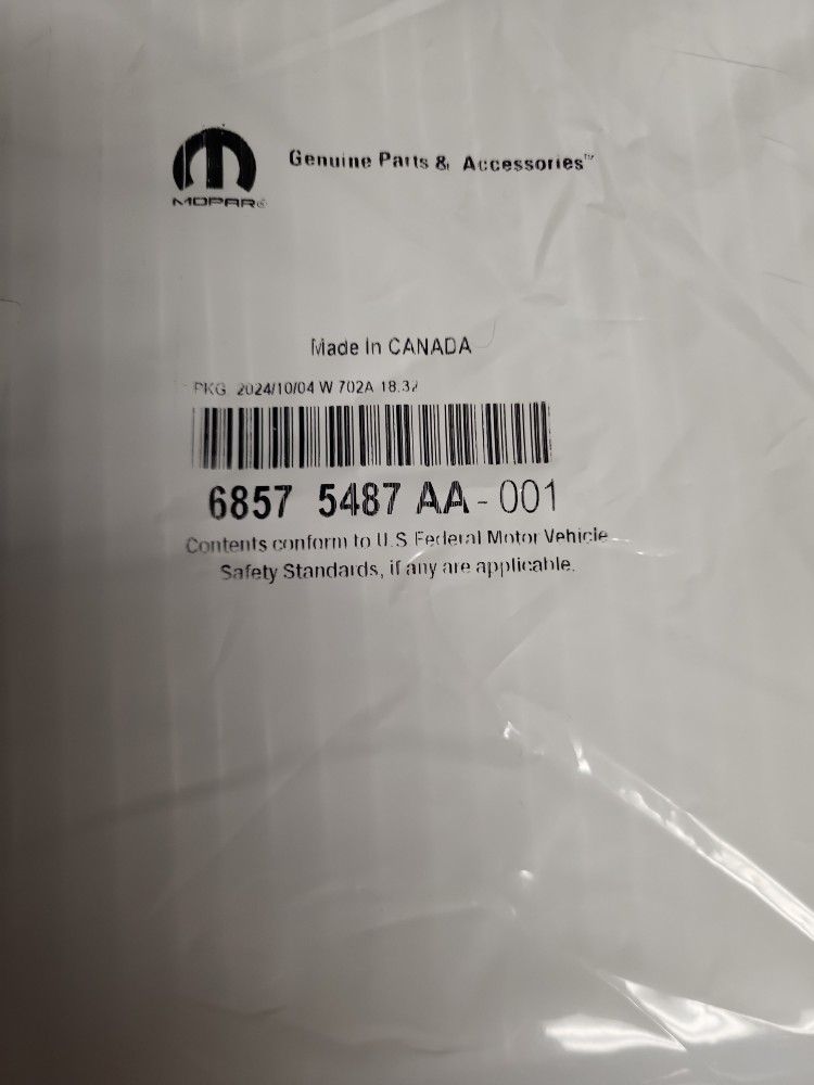 Mopar Cabin Filter FREE