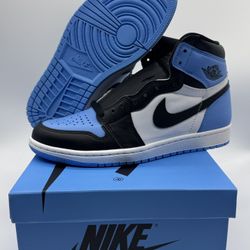 Nike Air Jordan 1 Retro High OG UNC Toe DZ5485-400 University Blue Men’s Size 8  100% authentic. Brand new in box.   The Nike Air Jordan 1 Retro High 