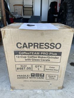 Capresso Coffee Maker/grinder