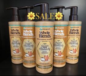 (PACK OF 4) GARNIER WHOLE BLENDS 🍯 HONEY WITHOUT PARABENS WITHOUT SULFATE