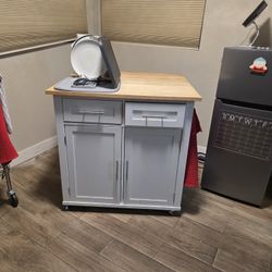 Rolling Kitchen Island With Stools