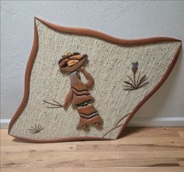 Arizona Artist PAUL HALLOWELL Original Art Southwestern Carved In Cedar SIGNED