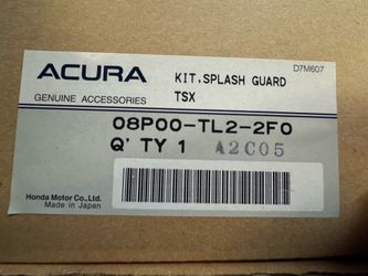 2014 Acura TSX mudguards (front/rear)