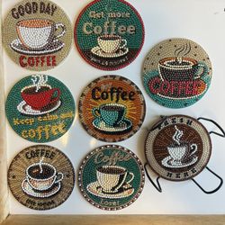 Completed Diamond Art - Coaster Set