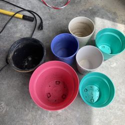 Ceramic And Plastic Pots Are $5 For All