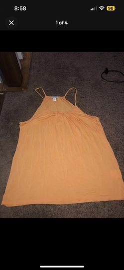 Tank Top (Orange) - Medium: Old Navy