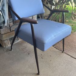 Mid-century Chair, Indoor/outdoor, Leather