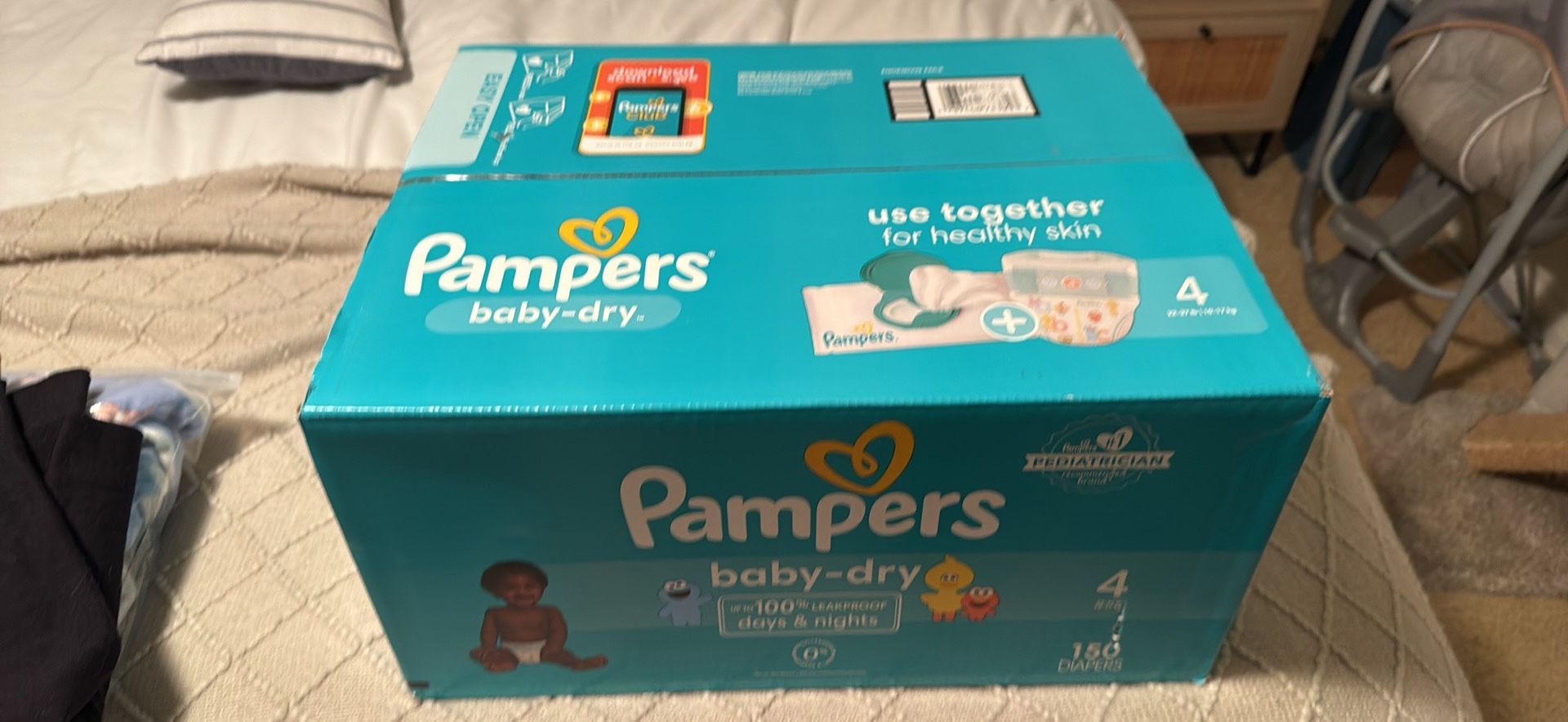 Pampers Baby Dry Size 4 ,150 Diapers