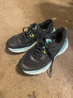 Hoka Running Sneakers Black and Blue