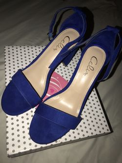 Blue heels