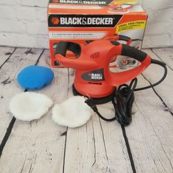 NEW Black & Decker 6 inch Random Orbit Waxer Polisher