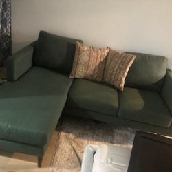 Beautiful Green Couch, Clean