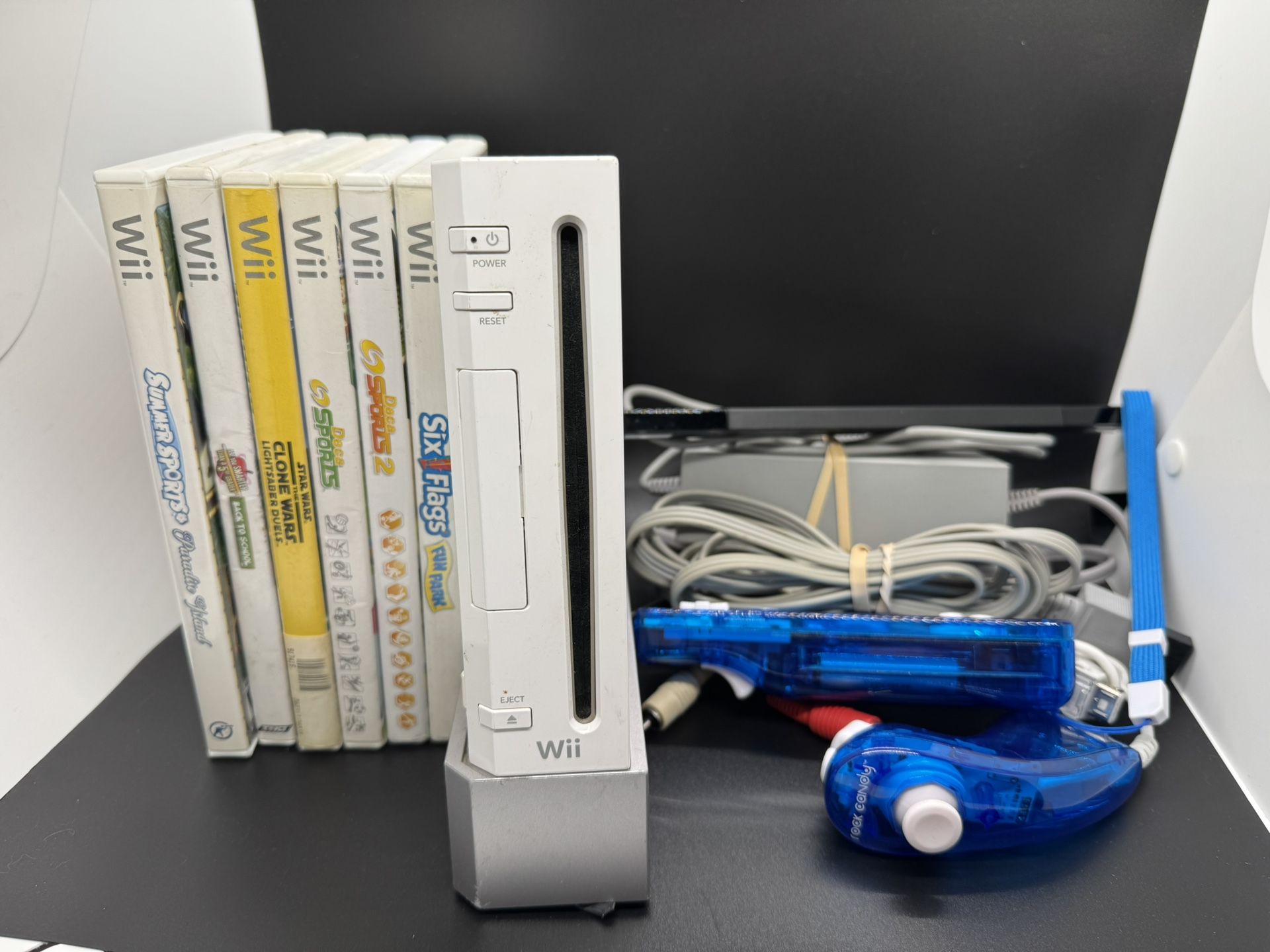 Nintendo Wii with games
