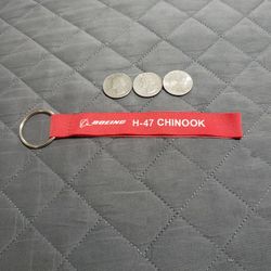 H-47 CHINOOK REMOVE BEFORE FLIGHT Keychain Tag