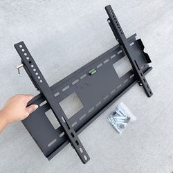 (NEW) $25 Heavy Duty Large 50”-80” Television Mount Bracket TV Wall Mounted Slim Tilt Up & Down (Loading 165lbs) 