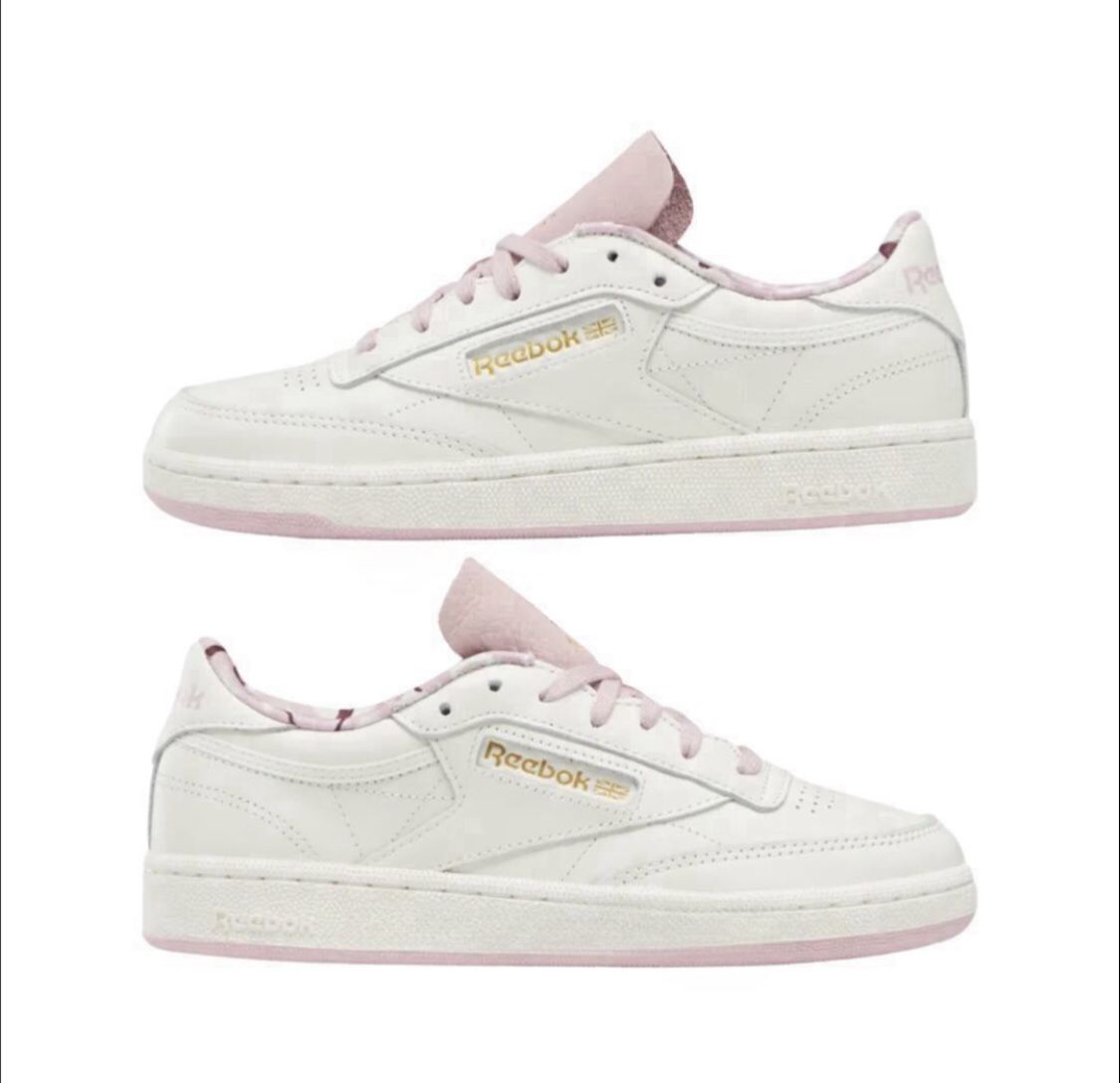 NWT REEBOK CLUB C 85 WOMEN'S CLASSIC LEATHER SNEAKERS SIZE 8.5 RETAIL $75 