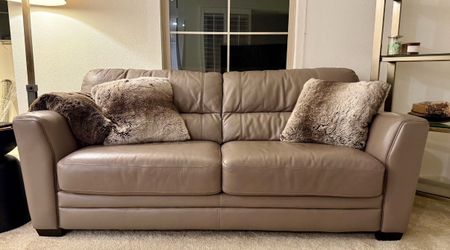 Plush Convertible Pullout Couch (sofa bed mattress never used)