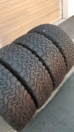 4 used tires Lt35x12.50r17 Bfgoodrich K02 LR (C) ,DOT (2722) $450.00