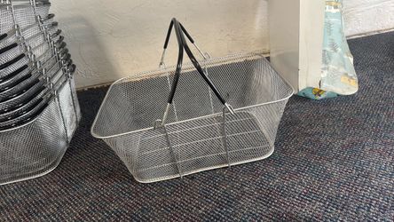 12 metal Retail Shopping Baskets