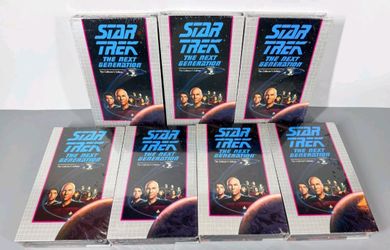 Lot of Star Trek The Next Generation Series VHS Tapes All 176 Episodes Complete
