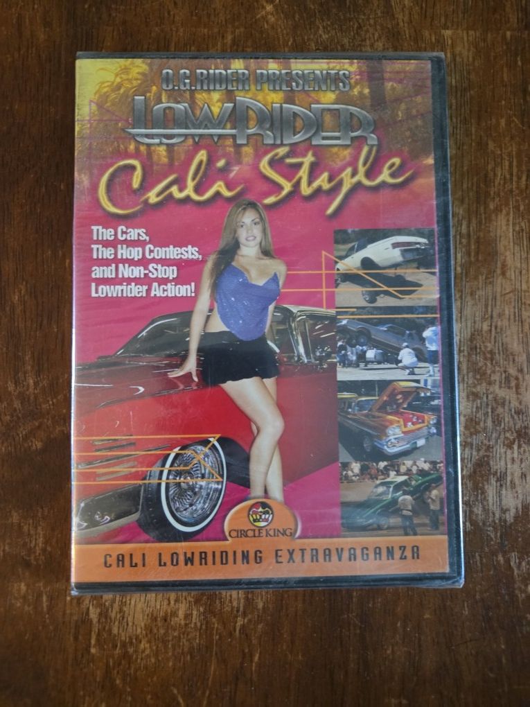 Sealed O.G. Rider Presents: Lowrider Cali Style DVD β Classic Lowriding Action!